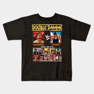 Double Damme - JCVD Jean Claude Van Damme VS Kids T-Shirt